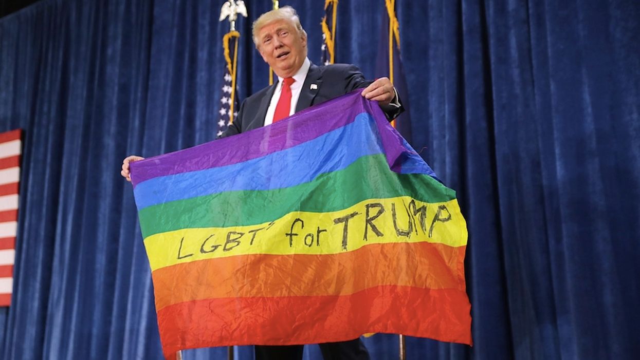 'LGBTQ for Trump' shirts for sale on president's campaign site — and Twitter is losing its mind