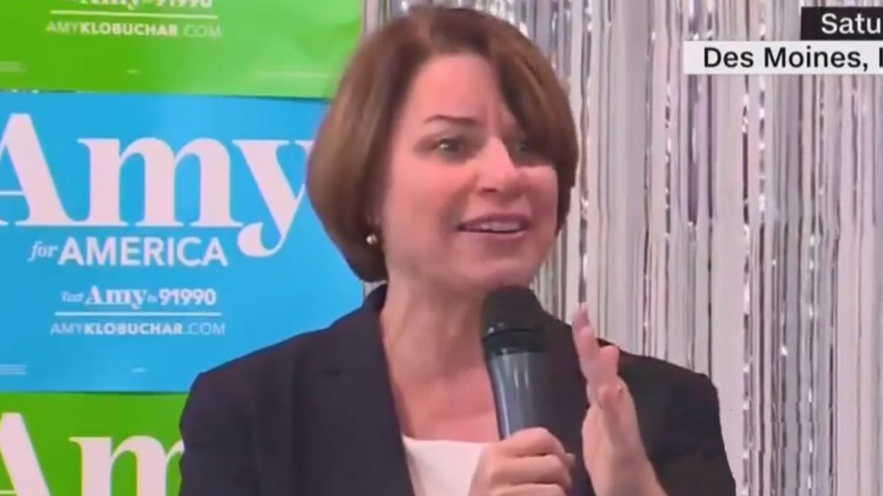 WATCH: Amy Klobuchar tells Iowa audience what John McCain 'recited' as Trump was inaugurated