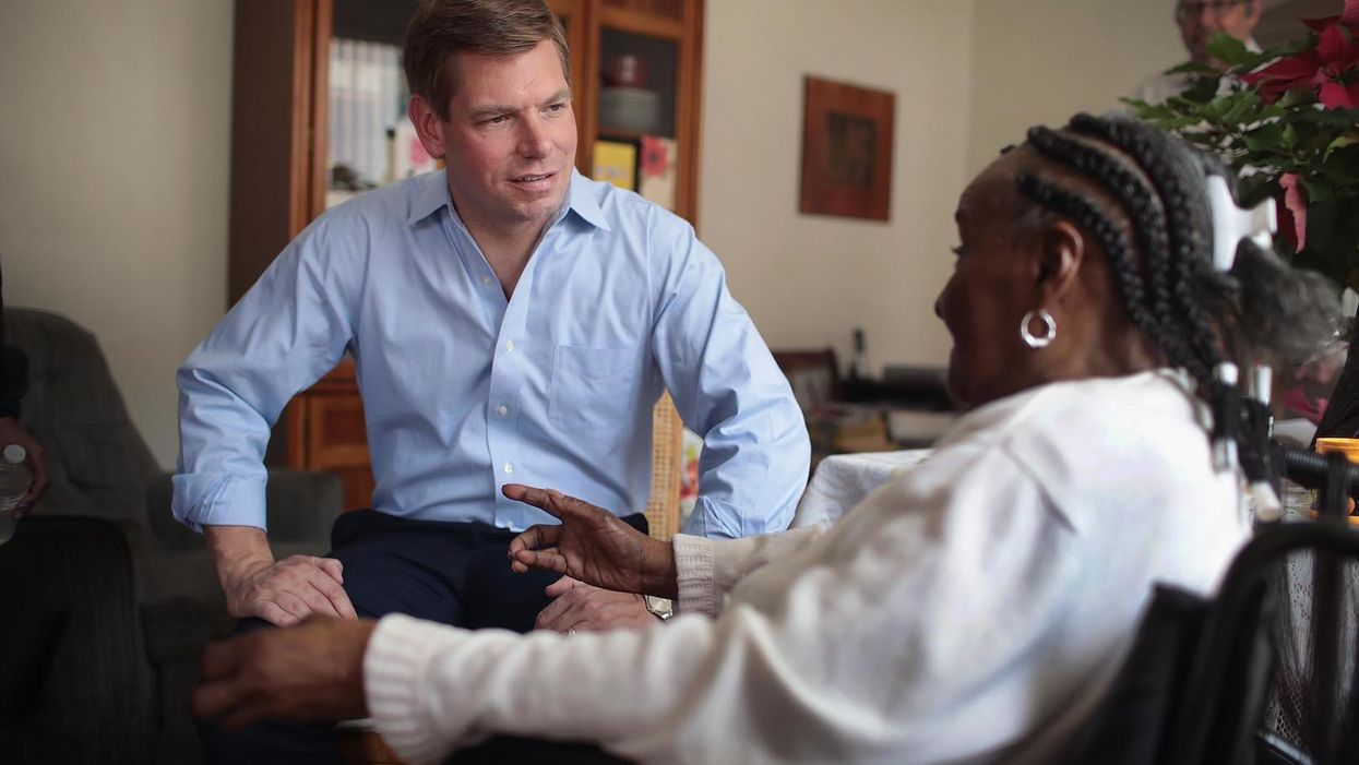 Only a certain type of 'white guy' should be president, according to marginal candidate Eric Swalwell