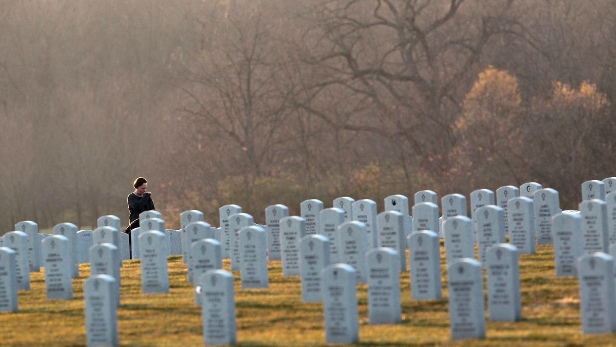 This Catholic high school quietly holds funerals for homeless veterans