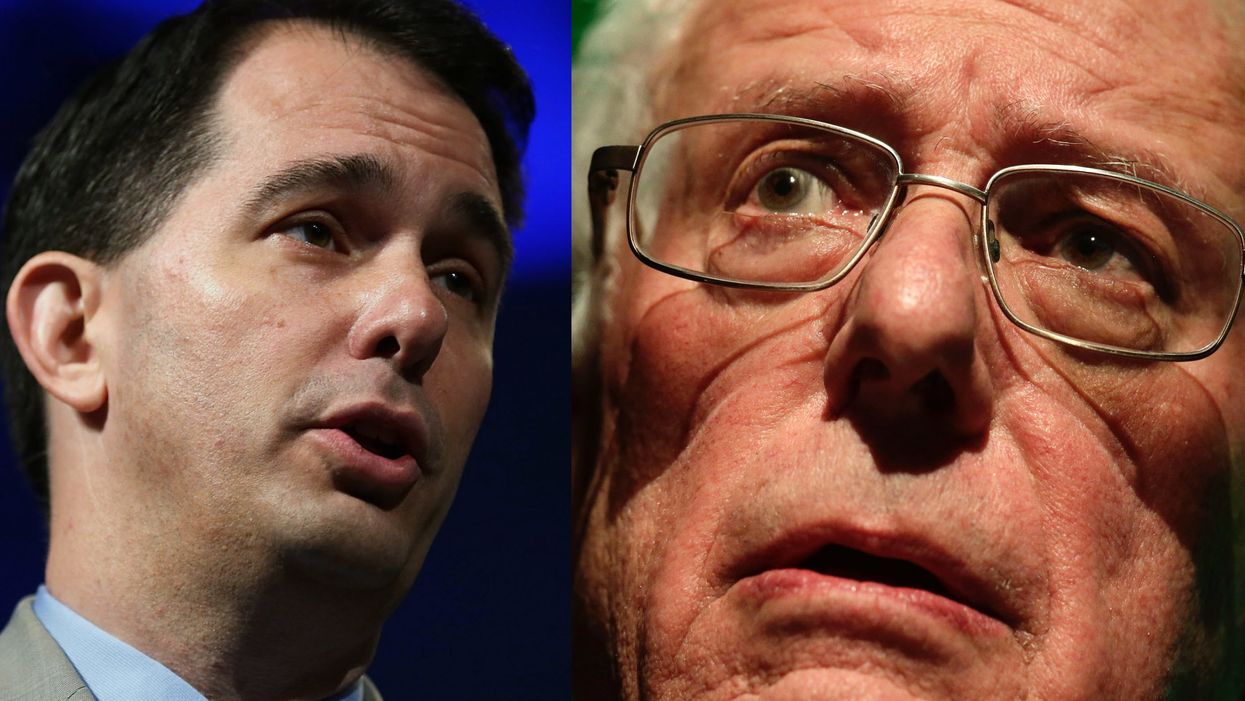 Bernie Sanders bashes Scott Walker — and he fires back with some facts on socialism and Venezuela