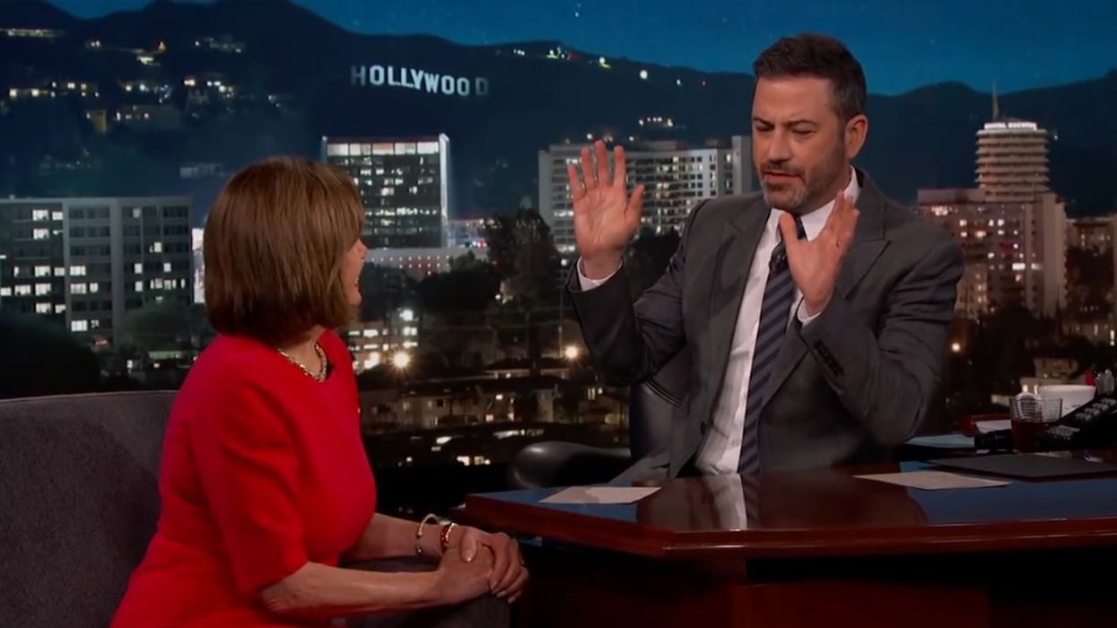 Jimmy Kimmel fawns over 'warrior' Pelosi as he practically begs her to lock up Trump and company