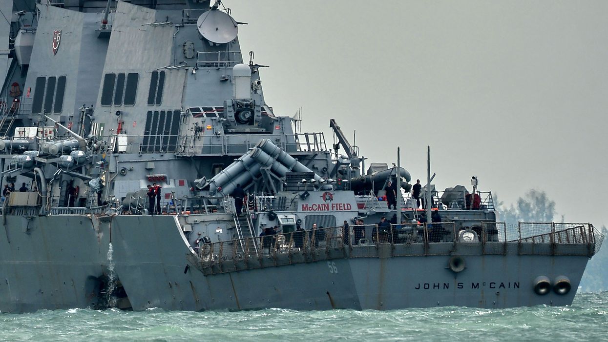 Pentagon sends stern message to White House over USS John McCain debacle