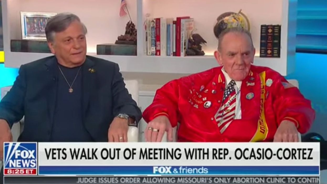 Veterans set record straight after Ocasio-Cortez spox denies they left politicized meeting