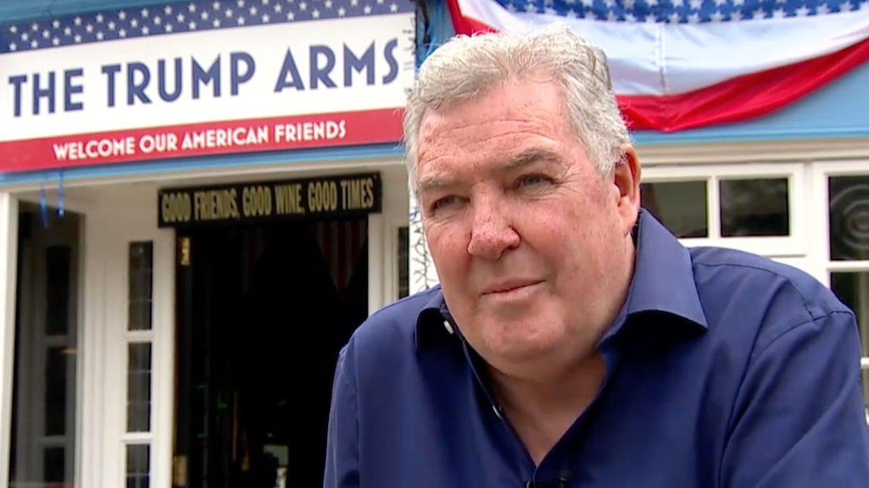 London pub renamed 'The Trump Arms' in honor of the president's state visit to the UK