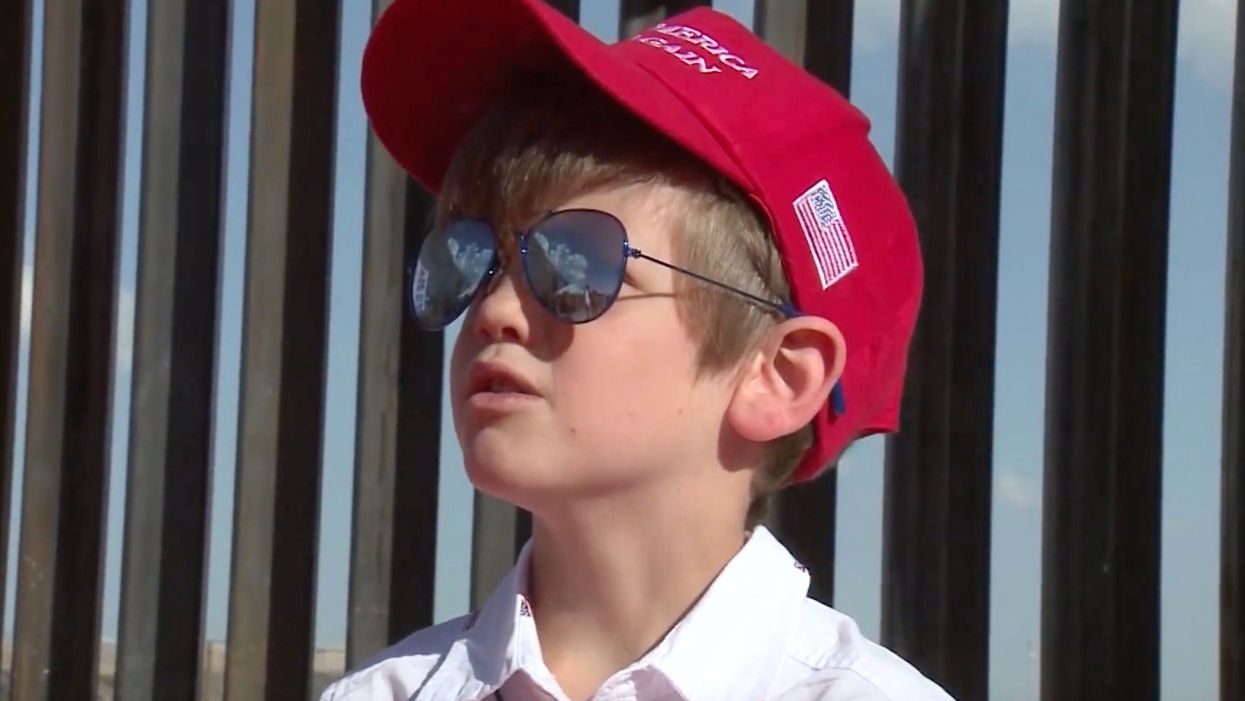 7-year-old boy raises $22,000 for the border wall — and then sets an even higher goal