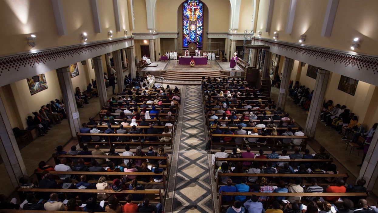 Catholic priest blasted for asking 'ladies' to dress modestly to 'protect the purity of the men at holy Mass'