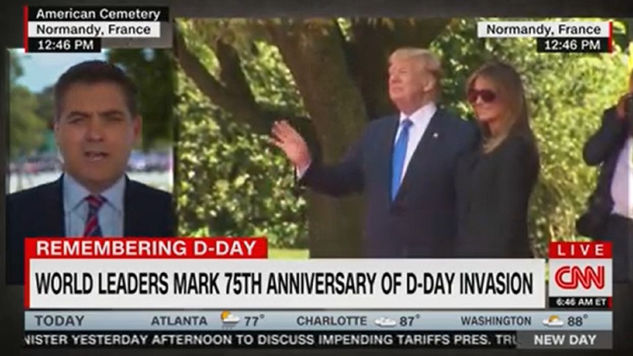 'Hell freezes over': CNN's Jim Acosta heaps praise on President Trump for D-Day speech