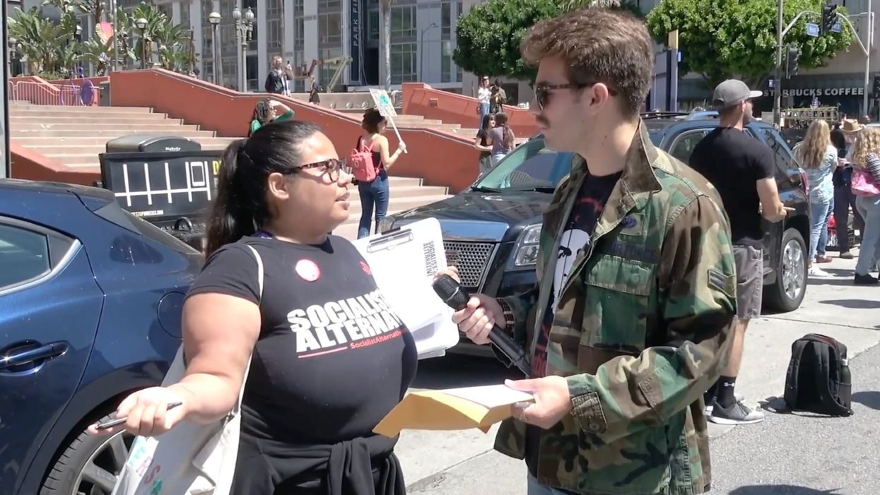 PragerU visits climate change march, hilariously gets people to admit they think it's fair for women to stop having children to save the planet