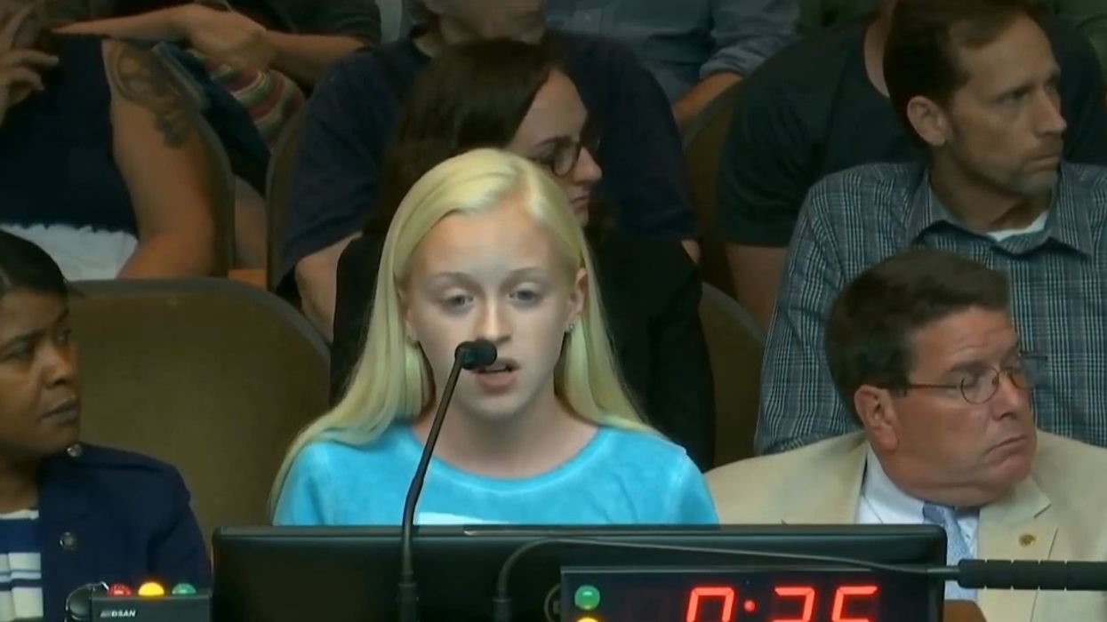 SCARY: 13-year-old girl relentlessly shouted down during pro-life speech