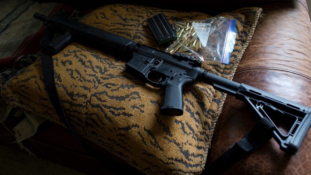 18-year-old breaks into house in middle of night and heads upstairs. But rifle-wielding homeowner doesn't let him get any further.