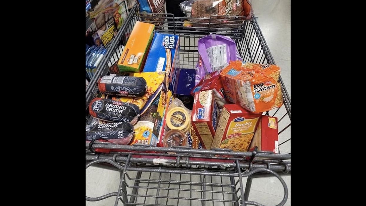 Officer spots young boy who walked to store to get food for sibling. Turns out his family is struggling — so cop steps up.