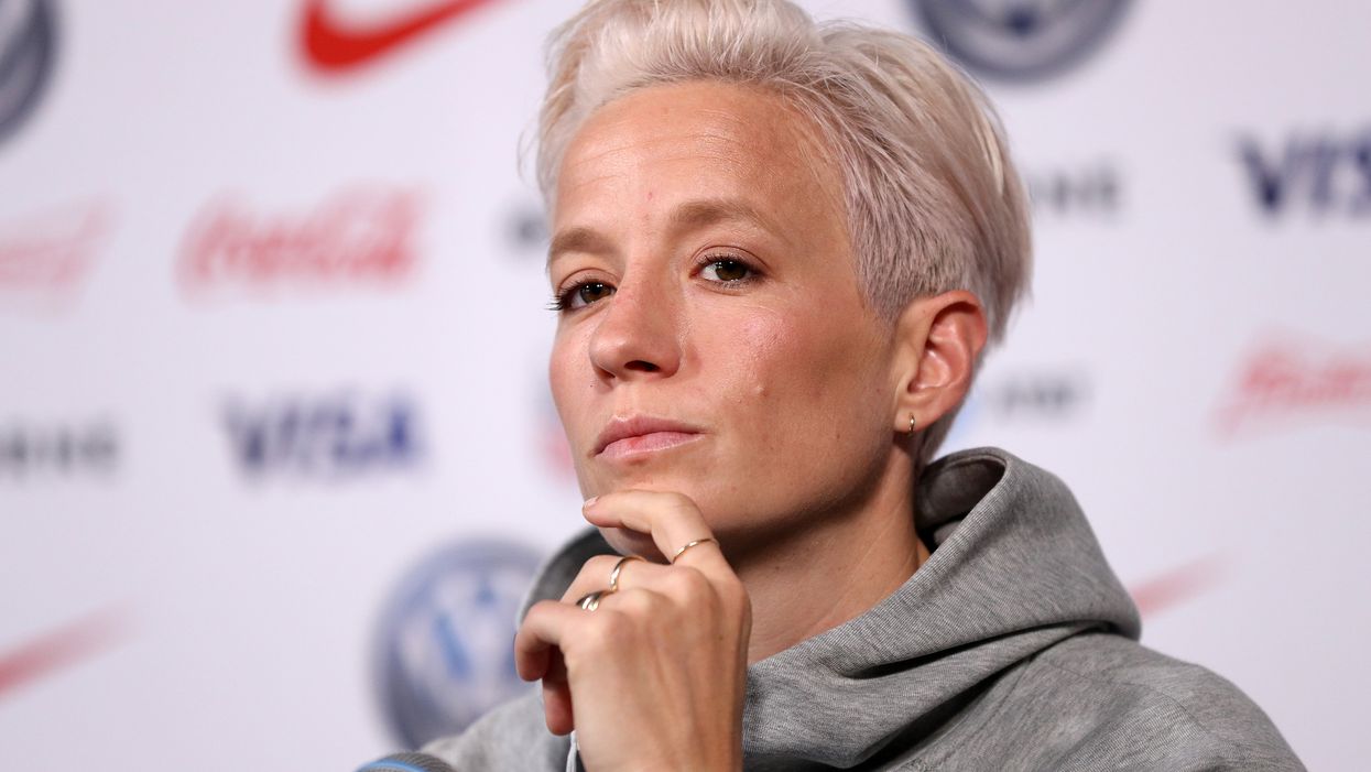 US Women's soccer star keeps promise to ignore national anthem as an 'f-you' to President Trump