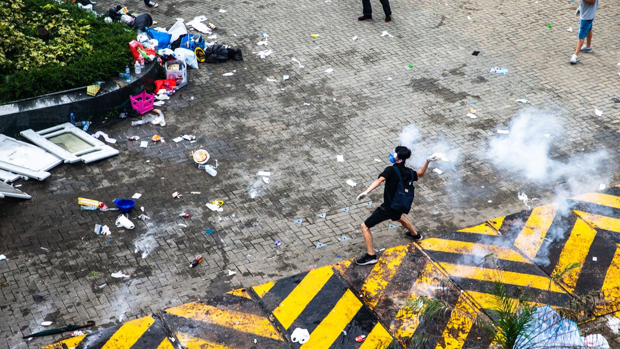 Tensions escalate in Hong Kong as protests turn violent over contentious extradition bill being pushed by China