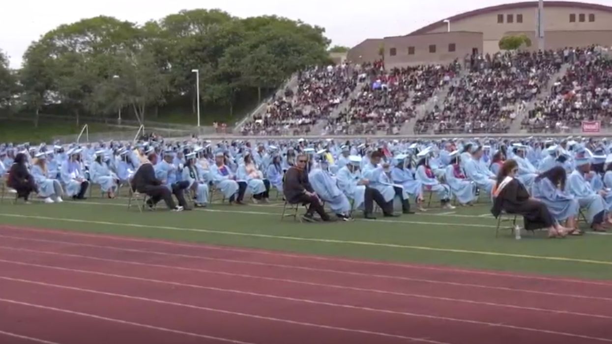 Valedictorian's graduation speech goes viral after she issues scathing remarks about 'alcoholic' teacher and absentee counselor