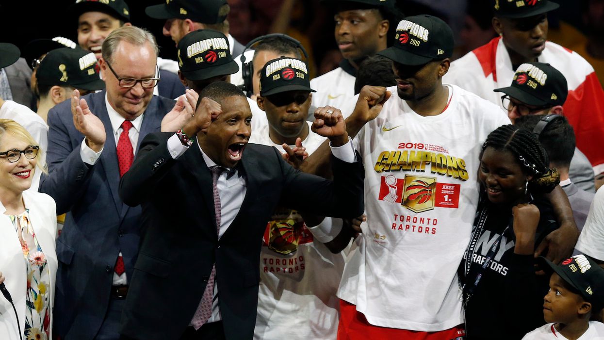 Toronto Raptors president accused of punching sheriff's deputy right after his team won the NBA title