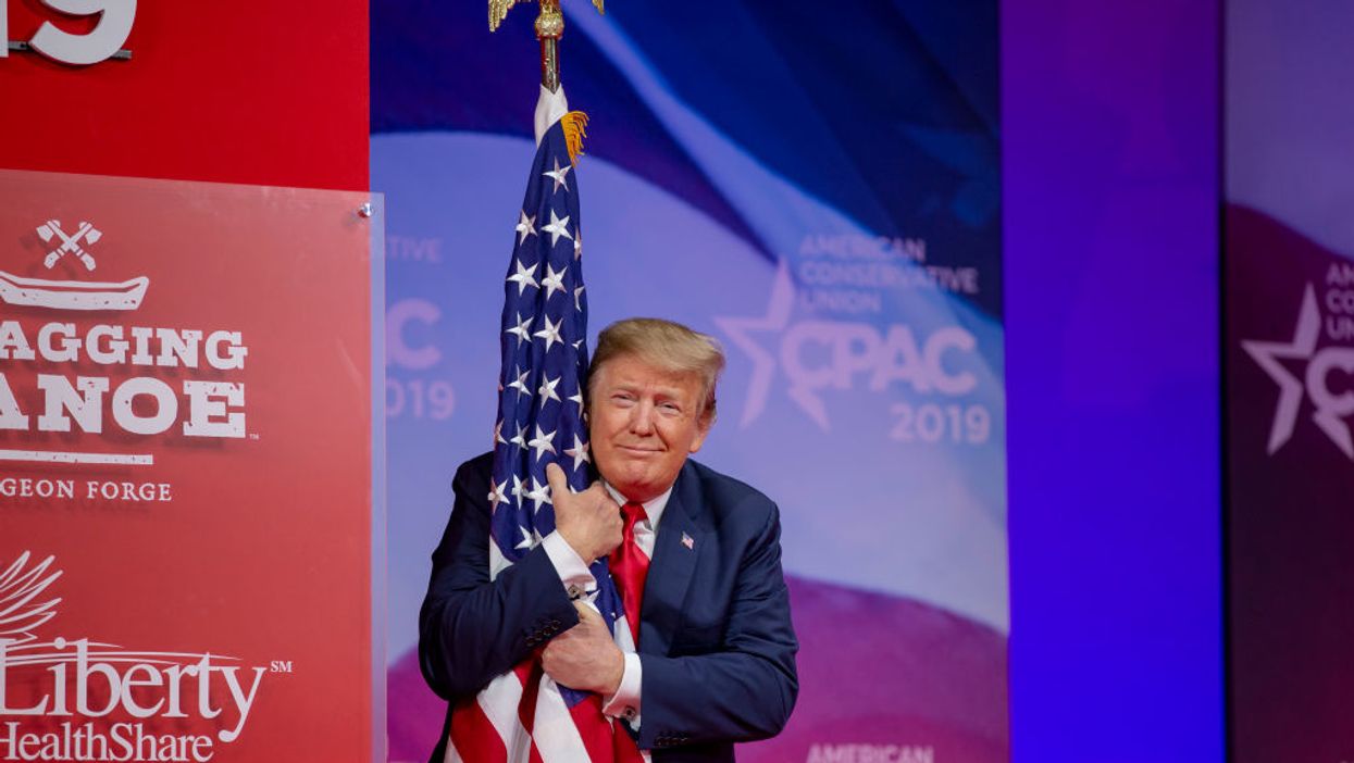 Republicans propose constitutional amendment to outlaw flag burning — President Trump endorses it