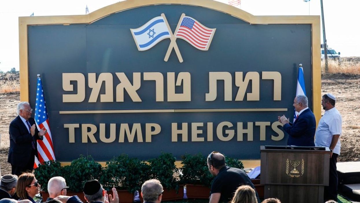Israel honors President Trump with 'Trump Heights,' a settlement in the Golan Heights