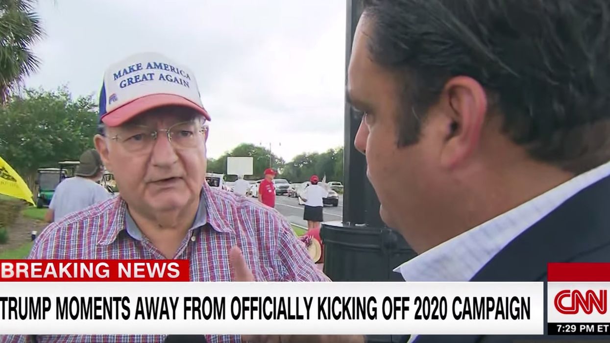 Trump supporter stuns CNN reporter in interview before Florida reelection rally