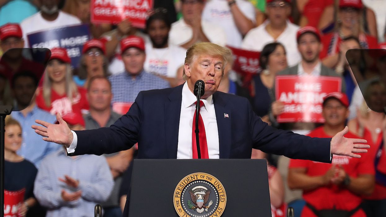 After Trump berates 'fake news' media and crowd chants 'CNN sucks,' CNN cuts away from rally speech