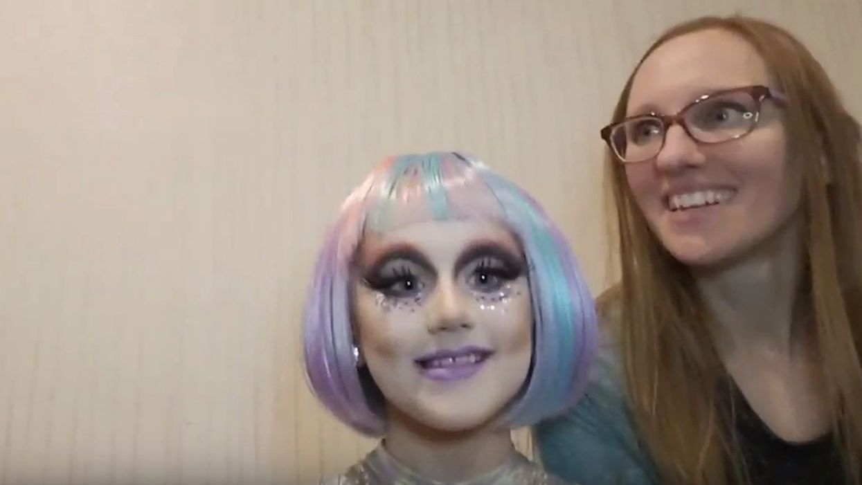 Parents of 9-year-old drag queen don't impose gender roles, and adult drag performers mentor him. The boy just declared he's gay.