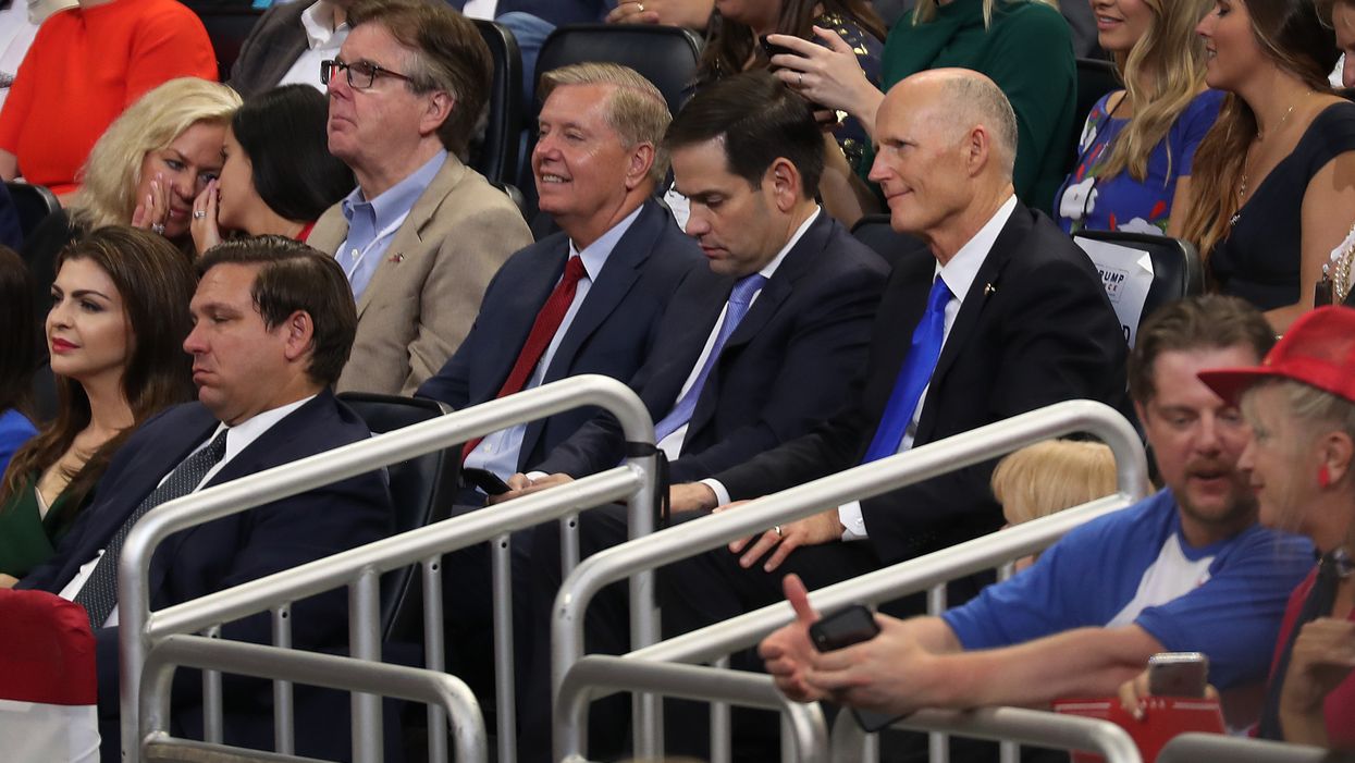 Reporter mocks Marco Rubio after the senator appeared at Trump's Orlando rally. Rubio shuts it down fast.