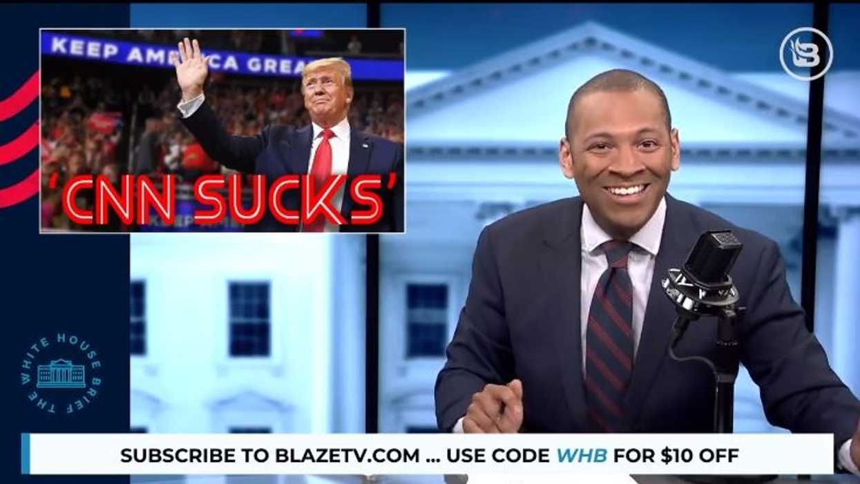 SAFE SPACE: CNN cuts coverage of Trump's rally on Tuesday when the crowd starts chanting 'CNN sucks'