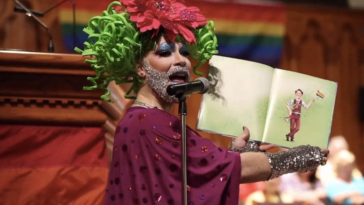 Presbyterian church features drag queen reading story to children about LGBTQ icon Harvey Milk
