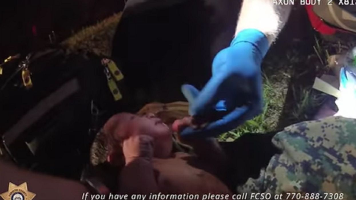 Watch: Deputy's video shows rescue of newborn baby abandoned in Georgia woods