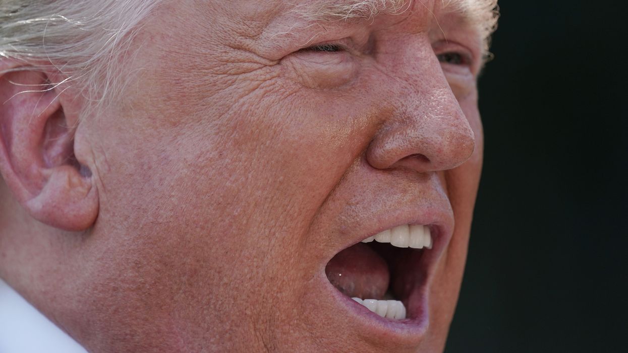 President Trump responds forcefully to photo of migrants drowned at the border