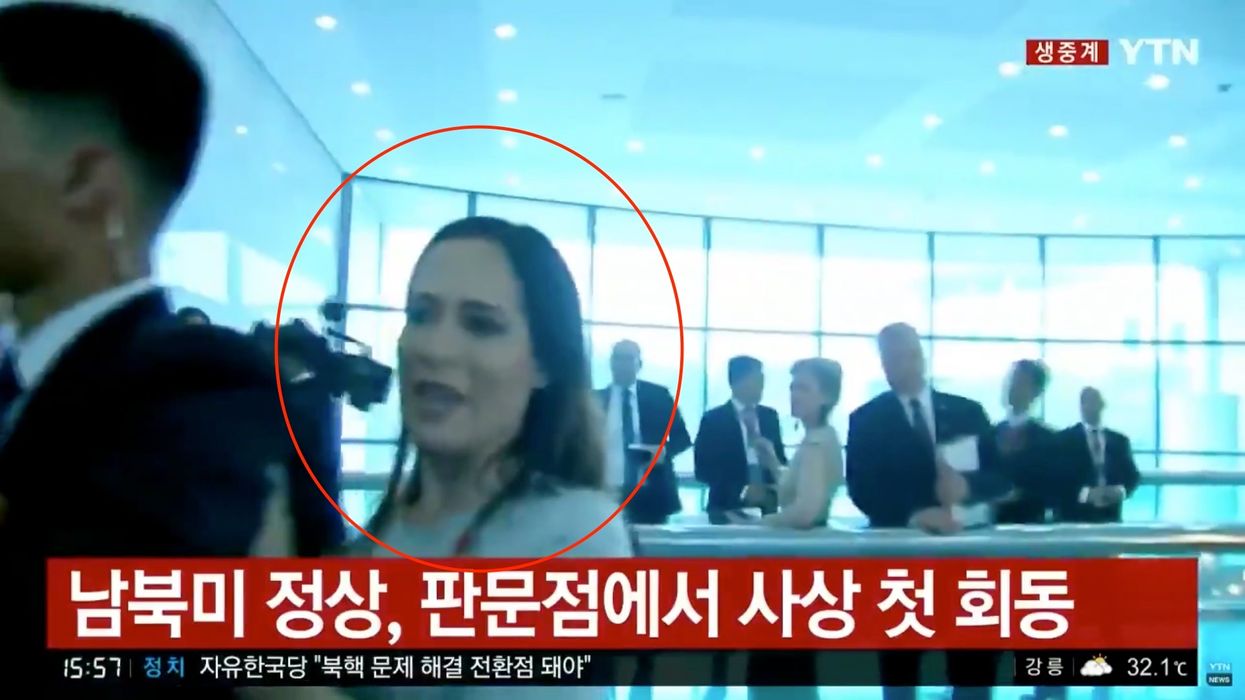 North Korean guards rough up Stephanie Grisham in 'all out brawl' — and the incident was caught on camera