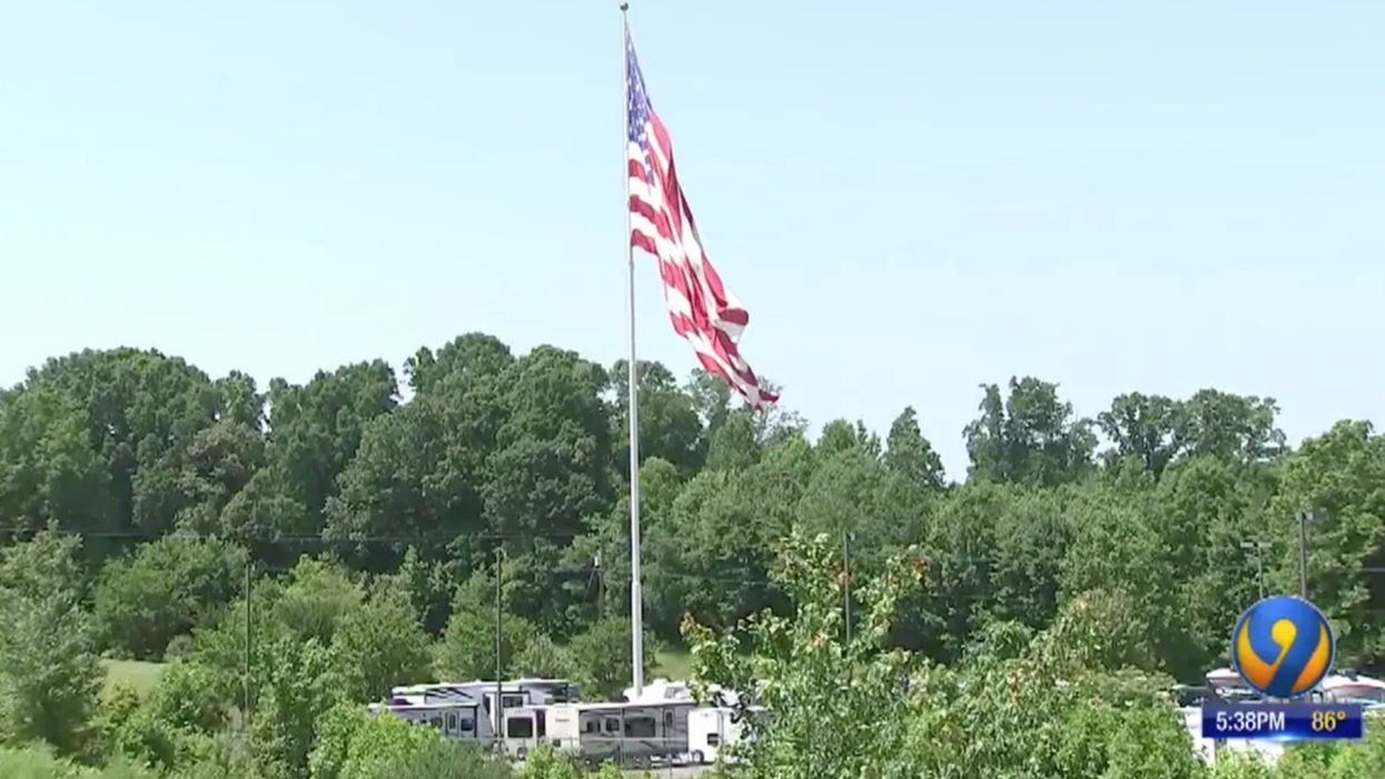 Camping World CEO says he’d rather ‘go to jail’ than remove his store's gigantic American flag