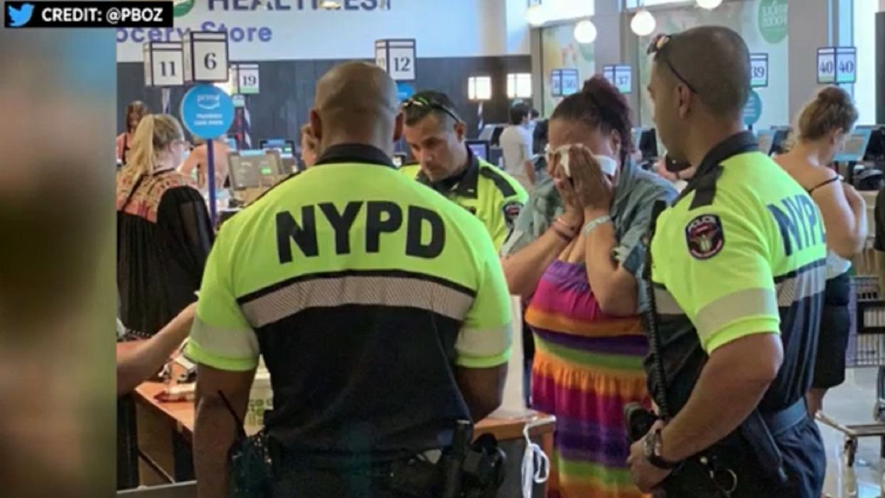 NYPD officers' compassionate gesture leaves shoplifting suspect in tears