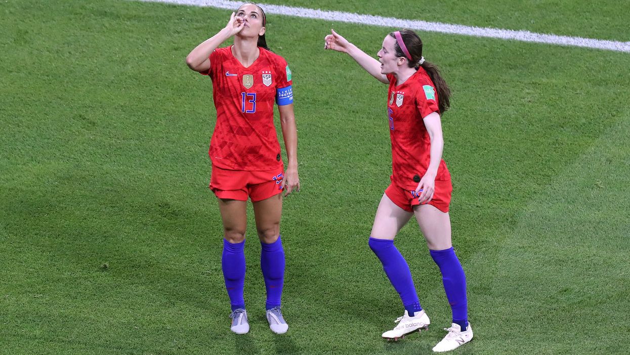 US women's soccer star blames celebration criticism on sexism: 'You see men celebrating all around the world'