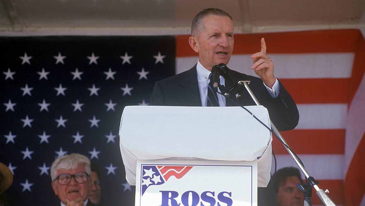 Ross Perot's last known political act was to help President Trump's re-election bid