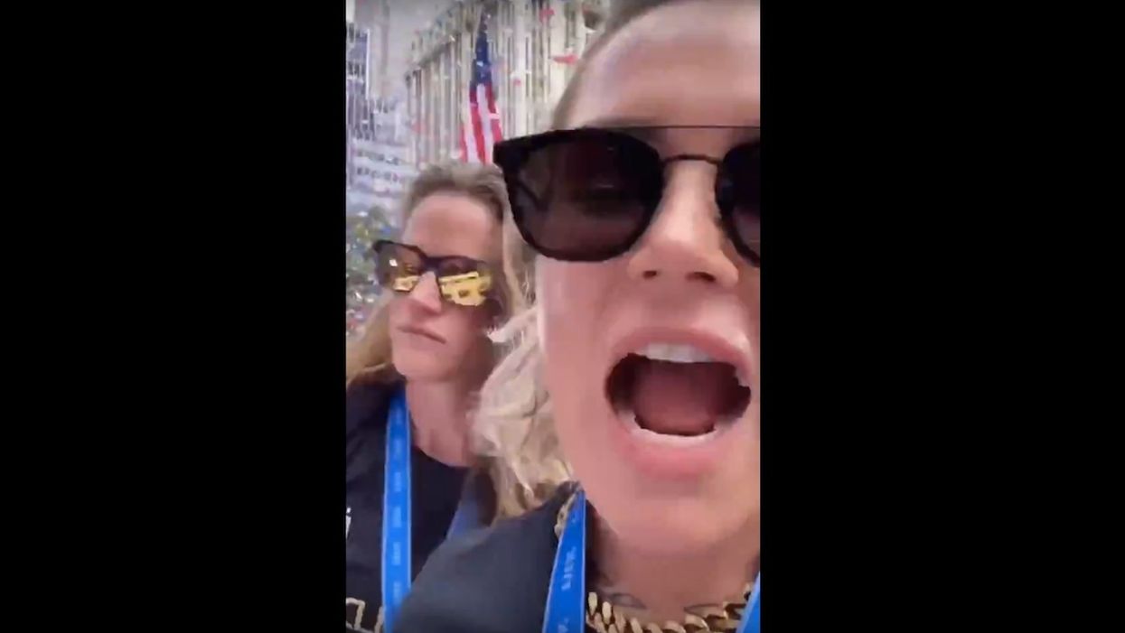 US women's soccer player on video at NYC parade: 'Hide your kids, hide your wife, and lock your f***in' doors ... I'm comin' for all y'all b***hes'