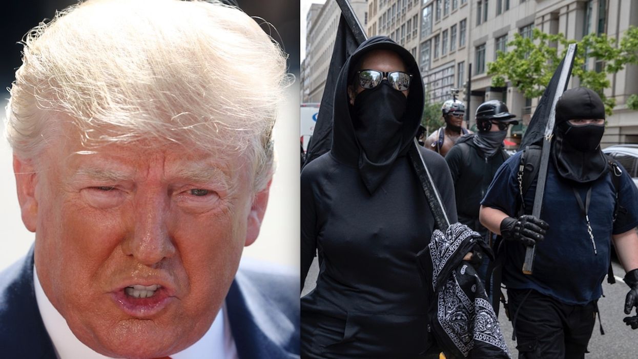 President Trump mocks violent Antifa for ganging up on individuals: 'They don't go after Bikers for Trump, you ever notice that?'