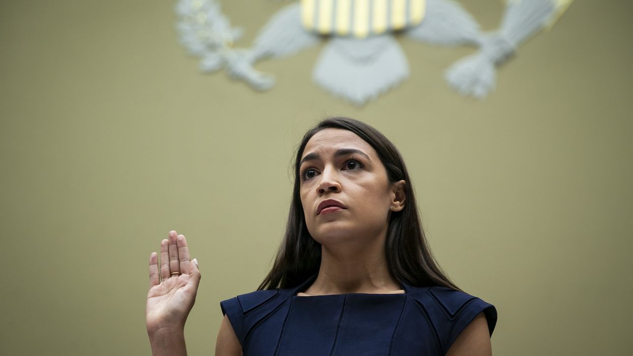 WATCH: AOC breaks committee protocol, insists on being sworn in at a hearing in order to seem more believable