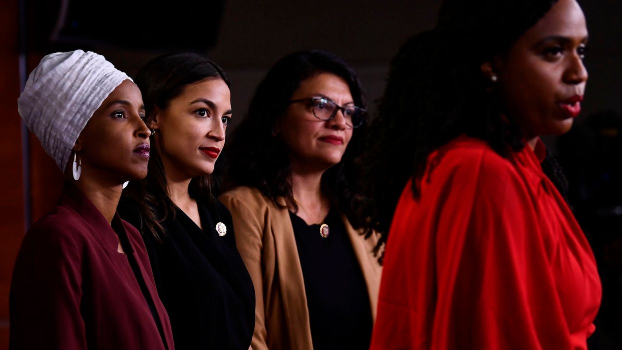 Ocasio-Cortez 'squad' holds media conference to denounce President Trump's tweets