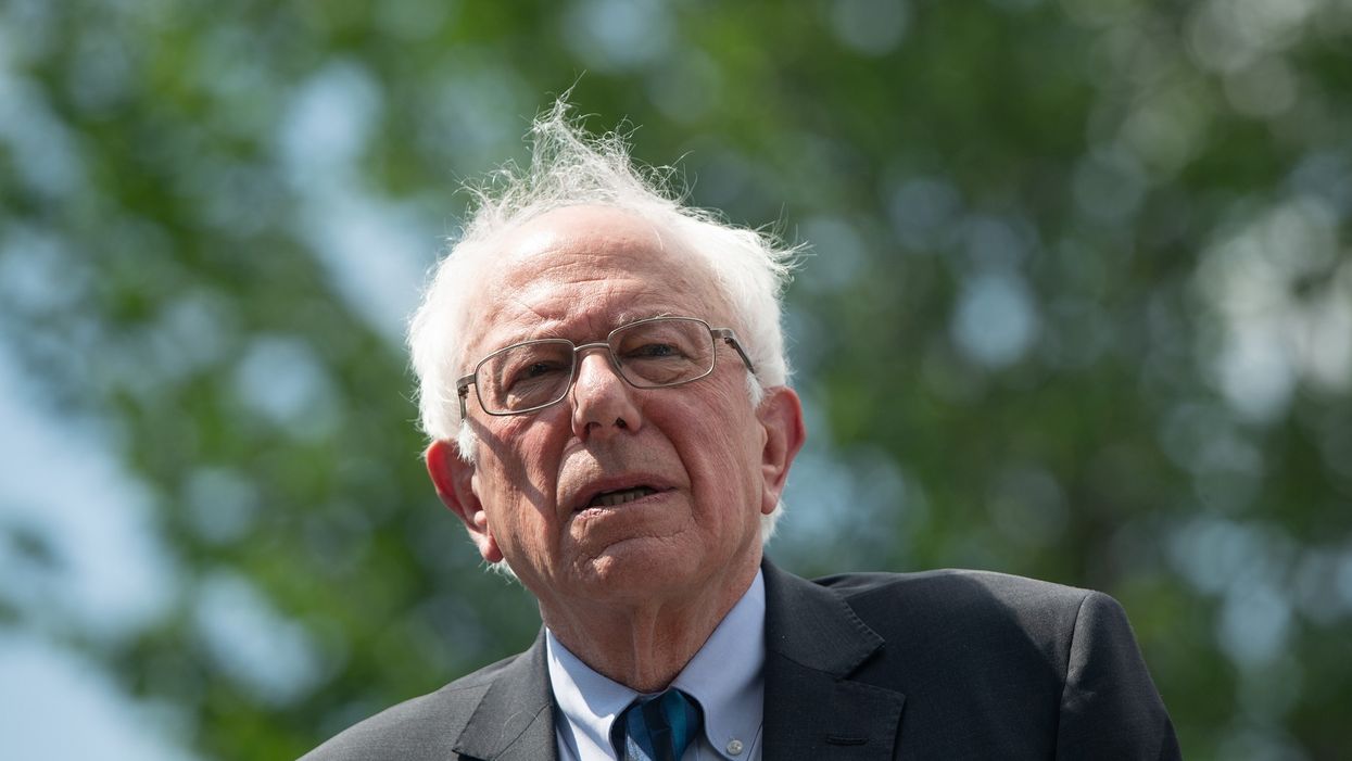 Watch: Bernie Sanders dismayed to find out a big bank sponsored an event featuring him