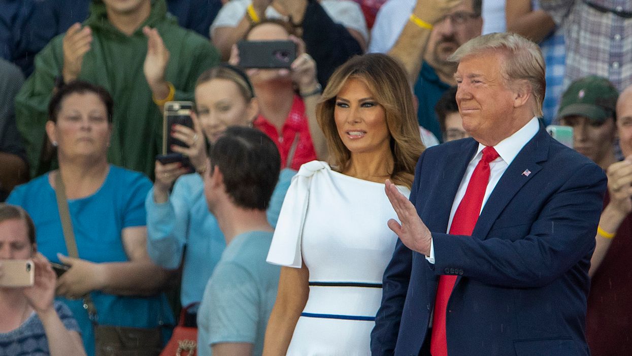 Trump advised to 'moderate his position' by First Lady, VP, and others after 'send her back' chant: report