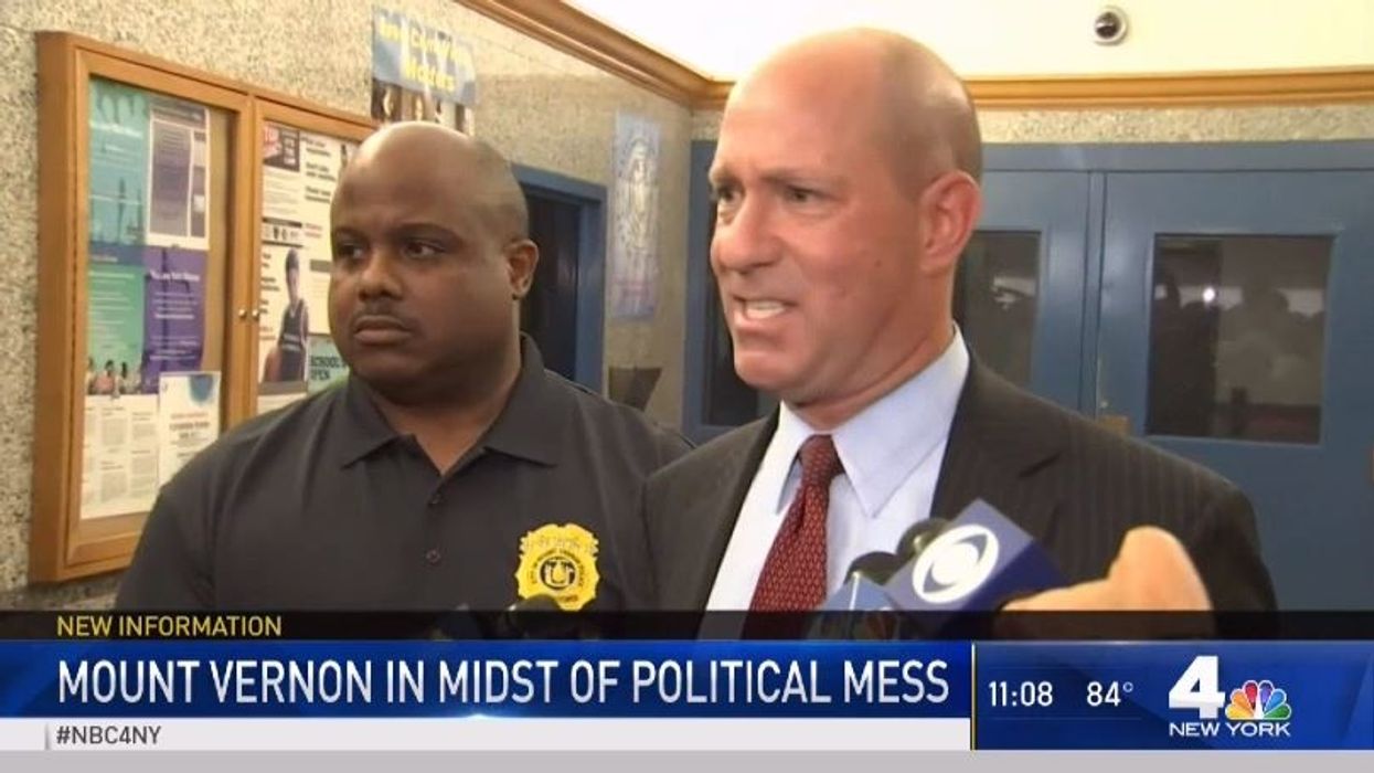 A city in New York currently has two mayors, and the confusion led to the new police commissioner spending 9 hours in jail