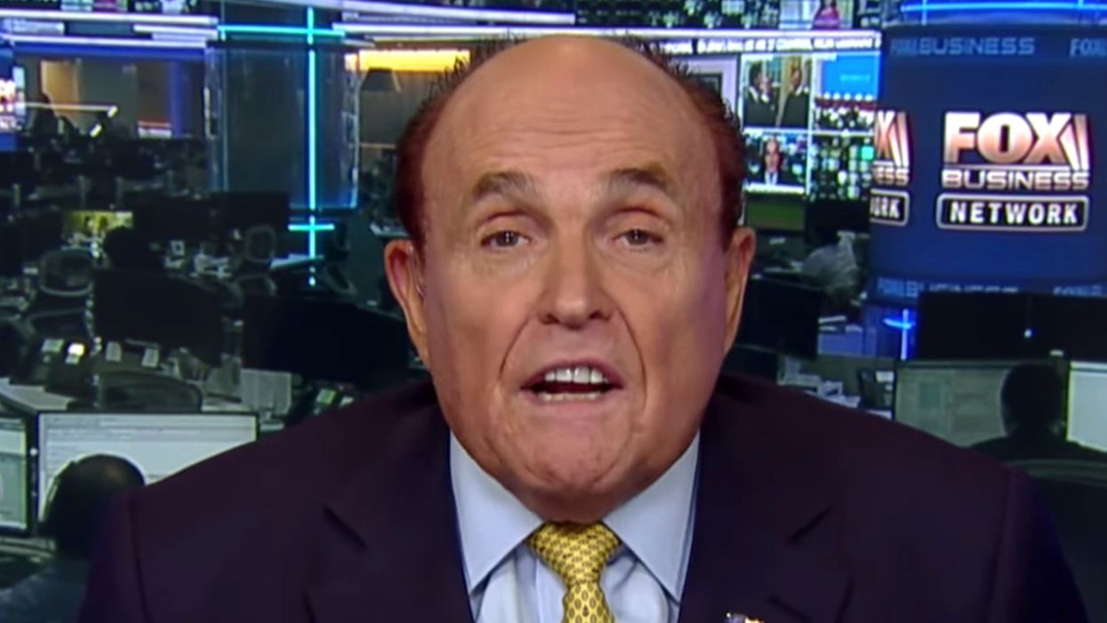 Rudy Giuliani excoriates 'totally incompetent' Mayor de Blasio over video of assault against NYPD cops