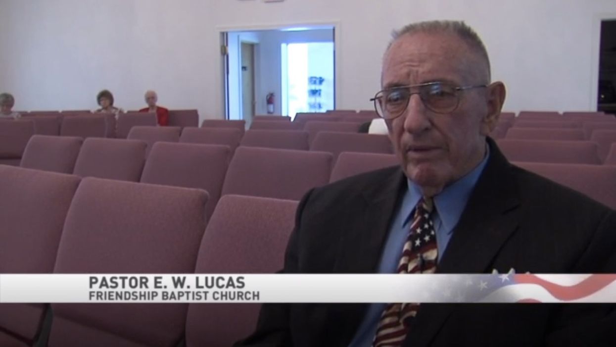 Church members stage walkout over pastor's 'America: Love It or Leave It' sign — and he says there have been death threats