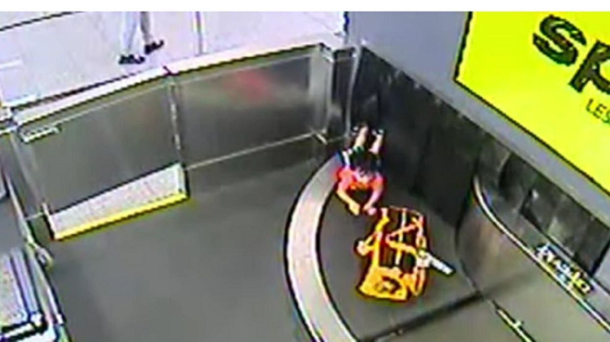 Scary video: Toddler injured during 5-minute ride through airport baggage system
