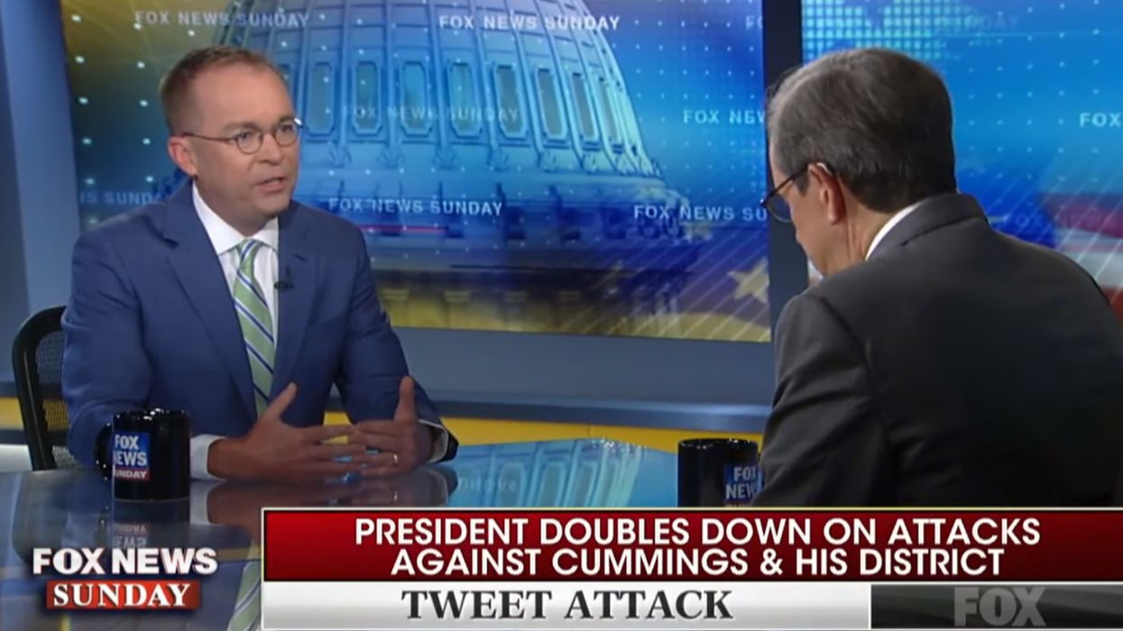 Chris Wallace and Mick Mulvaney get heated over Trump tweets: 'The worst kind of racial stereotype'