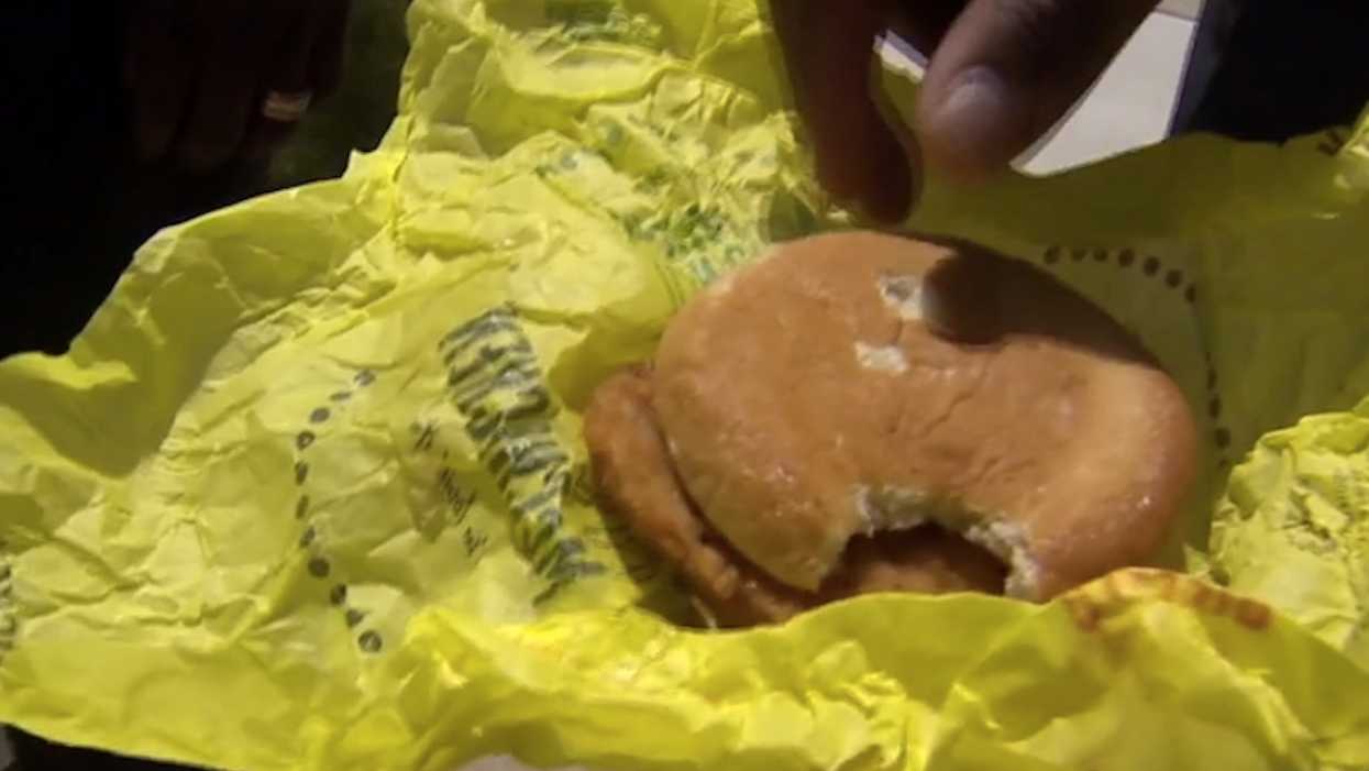 Officer assumed McDonald's worker took bite of sandwich since he's law enforcement. But cop chomped off more than he could chew.