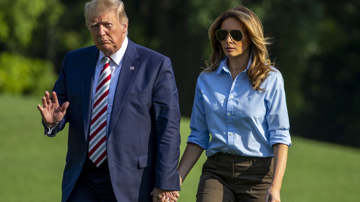 President Trump calls for 'strong background checks' for guns following mass shootings