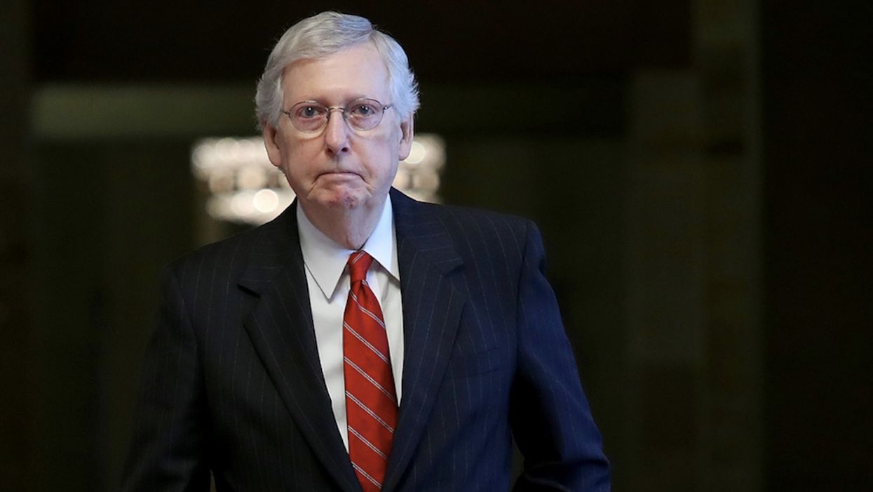 Gun control supporters protest outside Sen. Mitch McConnell's home — and want him dead: 'Just stab the motherf***er in the heart'