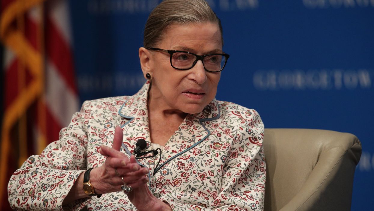 Ruth Bader Ginsburg successfully underwent treatment for a malignant tumor on her pancreas